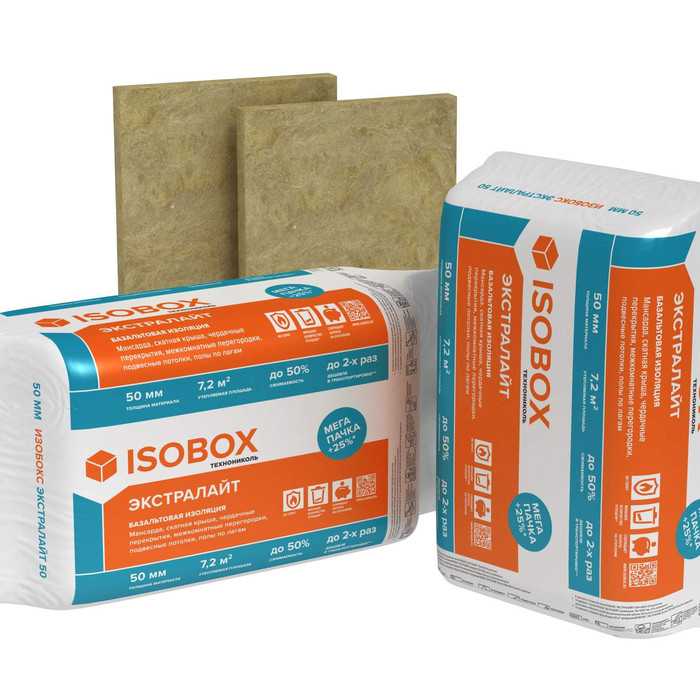 Утеплитель Изобокс Экстралайт 100х600х800